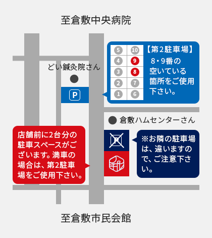 大高酵素Reチル駐車場